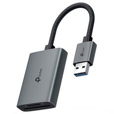티피링크 USB 3.0 SD 카드리더기, 그레이, 1개, UA430