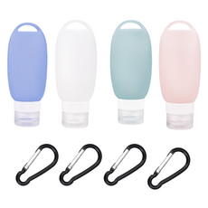 Living Heaven 附掛勾旅行用分裝瓶 4件組 89ml, 1套, 混色