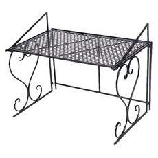 Yunco 微波爐收納多用途整理架, 黑色, 1個