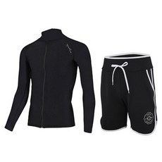 aquatica 男性拉鍊防磨衣上下套裝 AQAMAL 海灘短褲