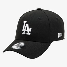 뉴에라 아동용 MLB LA 다저스 화이트 온 블랙 볼캡 14666537