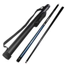 Prime Shot碳纖維撞球桿+球桿袋組, 1組, 藍色