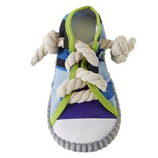 REDPUPPY 狗狗帆布鞋玩具, 灰色, 1個