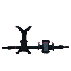 자동차 뒷좌석 휴대폰 태블릿 거치대, 블랙, 1개