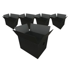 광동 손베임방지 이사박스, 검정, 5개