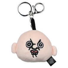 玉芝臉部鑰匙圈, 7cm, 憤怒胖胖已, 1個