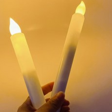 agaplus LED 照亮黑暗 蠟燭燈棒 2入, 單一顏色