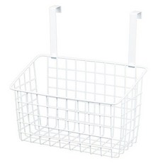 JLIFE Posh 掛式收納籃, 白色, 1個