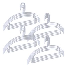 베이직 논슬립 옷걸이, 화이트, 20개