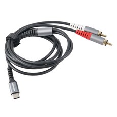KOUVOLSEN Coms 音訊 Type-C to 2RCA 2線連接線 BF256, 1.5m