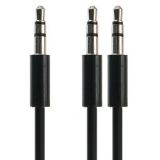 컴스 2분배 스테레오 AUX Stereo 3.5mm 3극 M Mx2 Y형 케이블 NA936