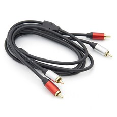 Coms RCA 2芯 2RCA 公對公 OFC 無氧銅線 最高級線材 BT632, 1.8m, 1個