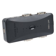 MT-ViKI 邁拓維矩 VGA USB KVM 選擇器 4對1 PC 周邊設備連接切換器, TB721, 1個