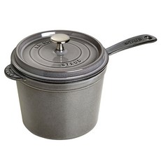 staub 電磁爐醬汁鍋, 灰色, 1個, 18cm