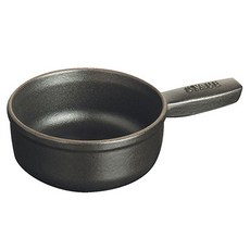 staub 迷你起司鍋 12公分, 黑色, 1個