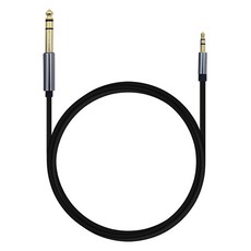컴스 스테레오 3극 AUX 3.5 M 6.35 M 케이블 BT208, 1개, 1.2m