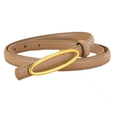 여성용 길죽 원형 버클 벨트