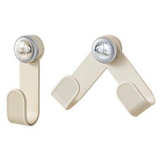 Khohimo 多用途吸盤式鍋蓋架 5W0036, 2個, 象牙白