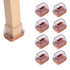 All High家具桌椅防滑防噪音椅腳套 透明, 8個