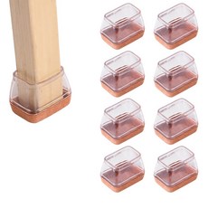 All High家具桌椅防滑防噪音椅腳套 透明, 8個