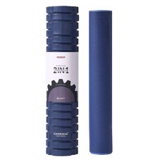 GANESHA YOGA PROPS 二合一EVA泡棉滾筒, 海洋波浪, 1個