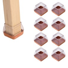 All-High 家具桌子防滑防噪音椅腳套 透明, 8個