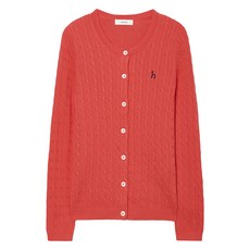 헤지스 여성용 짜임 면 가디건