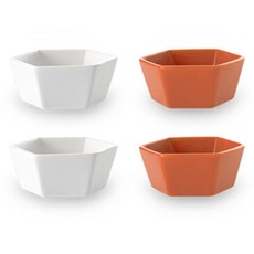 PRELUDE Simplet 醬料碗 2款 x 2入組, 1套, 棉花糖, 胡蘿蔔