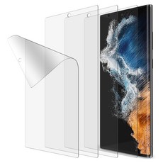 엑씨 자가복원 TPU 래피드 우레탄 휴대폰 액정보호필름 4p 세트, 1세트