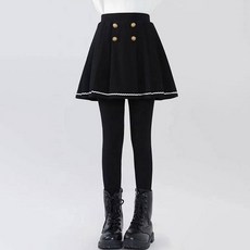 Uvely 女童 Yumongi 雙排扣百褶裙褲