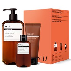 Skinu Innocent深層麝香沐浴露 500g+沐浴露 150g+磨砂膏 200g, 1組