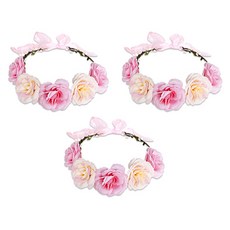 Homeflow 豐盛牡丹自助婚紗花冠 3入, 腮紅牡丹