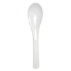 2A產業 白色麵湯湯匙, 1入, 50個