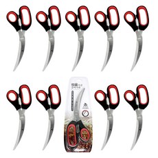 CAMEL 不沾桌面懸浮曲線烤肉剪 營業用, 10個, 混合顏色