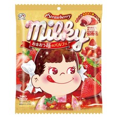 후지야 밀키 캔디 딸기맛, 1개, 65.8g