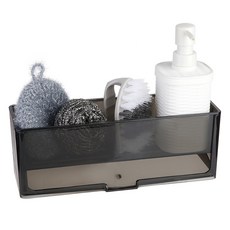 plala 透明廚房菜瓜布多功能架, 1個, 黑色