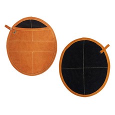 캠핑 주방 화상방지 장갑 겸용 냄비받침, 혼합색상, 2개