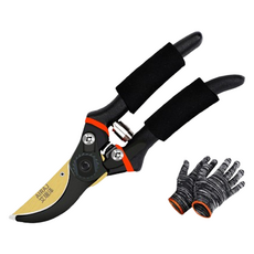 AIRAJ 艾瑞澤 Readiro多功能園藝專家用剪刀 SK5+手套雙手穿戴組, 1組