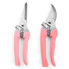 온업 컬러 전지가위 2종 세트 핑크, 1세트