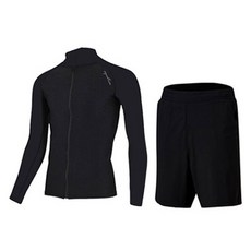 aquatica 男士拉鍊防磨衣上下套裝 AQAMAL-PZ only one