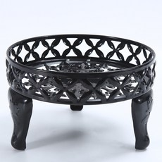 室內裝潢鐵製花盆架, 黑色, 1個