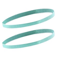 잇곰 땀 흡수 슬림 스포츠 헤어밴드, 그린, 2개