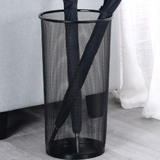 Apnalchangchang 鐵製立式 商業用 家用 玄關 雨傘架, 黑色, 1個