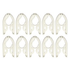 아리코 여행용 접이식 옷걸이, 화이트, 10개