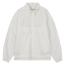 버커루 남성용 나일론 립스탑 절개 하이넥 바람막이 점퍼 B242JP300P