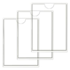 Khohimo 黏貼式 A4 尺寸 壓克力架 4W485 直式, 3個