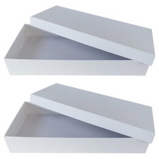 베스트팩 클래식 싸바리 포장 박스, 포그화이트, 2개