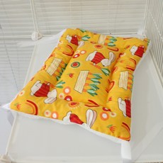 Yoreungae 蓬鬆柔軟小動物坐墊吊床藏身處 S, 02胡蘿蔔農場主兔子, 1個