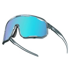 락브로스 스포츠 편광 HD 자전거 고글 + 교체 렌즈 3종 세트 SP351, 클리어 + 블루, 1세트