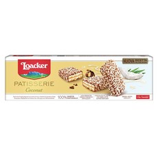 Loacker 萊佳哈斯 Grande Patisserie椰子夾心餅乾, 100g, 1盒
